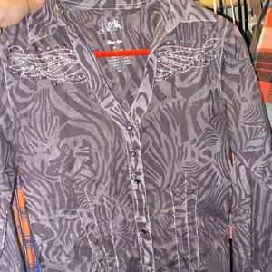 Long sleeve wrangler western shirt